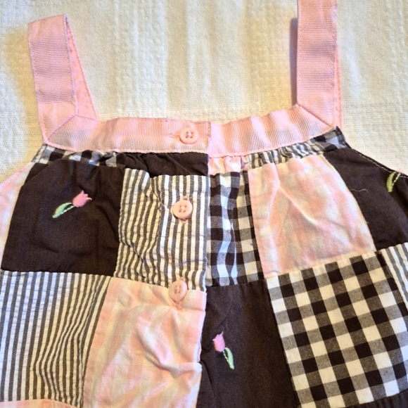 Gymboree girls size 2T Tulip Garden line patchwork sleeveless dress EUC - Picture 4 of 6